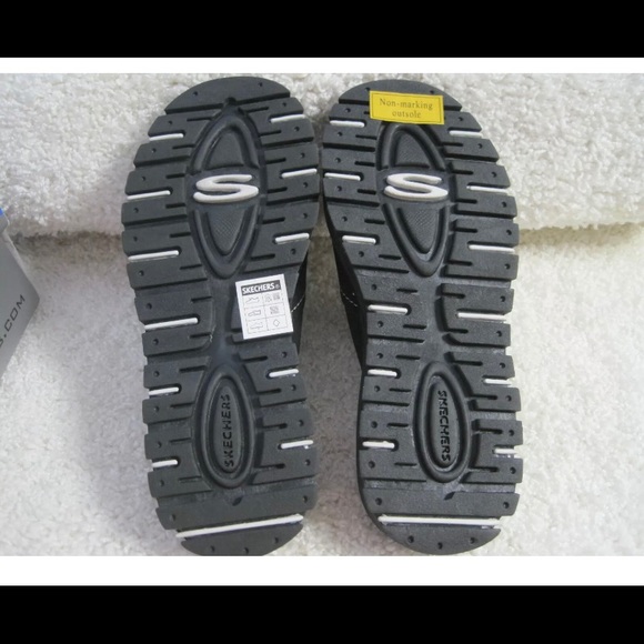 VTG SKETCHERS JAMMERS SANDALS BLACK CHUNKY SZ 6! - Picture 7 of 7